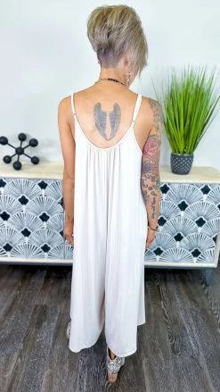 The ZigZag Stripe Nude Modern Style Jumpsuit JUMPSUITS & ROMPERS