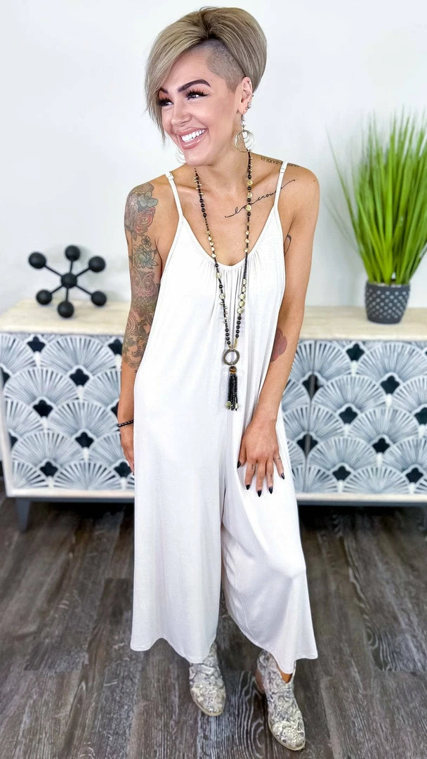 The ZigZag Stripe Nude Modern Style Jumpsuit JUMPSUITS & ROMPERS