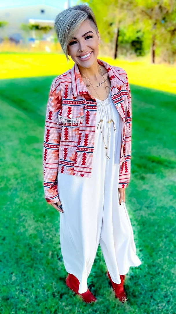 The ZigZag Stripe Nude Modern Style Jumpsuit JUMPSUITS & ROMPERS