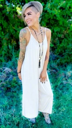 The ZigZag Stripe Nude Modern Style Jumpsuit JUMPSUITS & ROMPERS