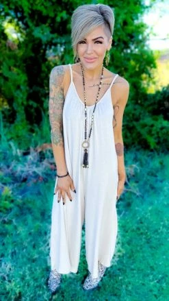 The ZigZag Stripe Nude Modern Style Jumpsuit JUMPSUITS & ROMPERS