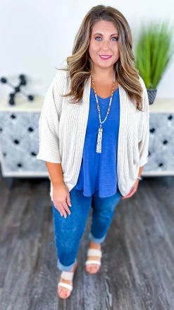 The ZigZag Stripe Nude Pretty Epiphany Cardigan