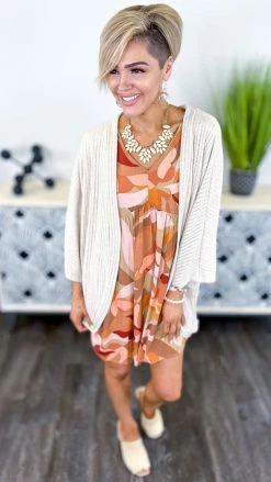 The ZigZag Stripe Nude Pretty Epiphany Cardigan