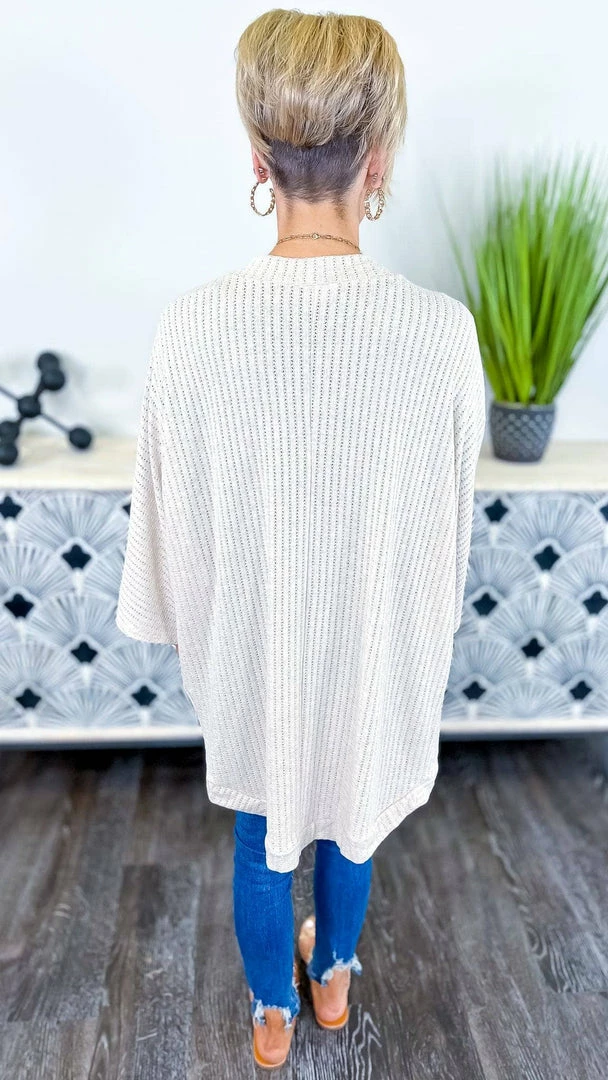 The ZigZag Stripe Nude Pretty Epiphany Cardigan