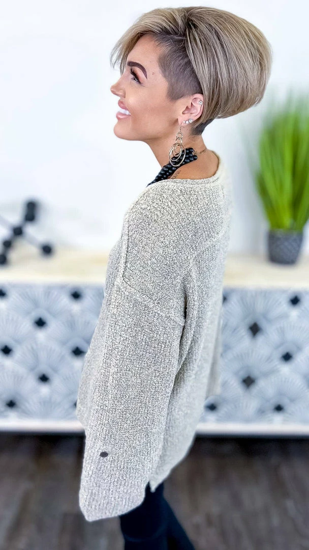 BiBi TOPS & TUNICS Nude Renewed Love Sweater