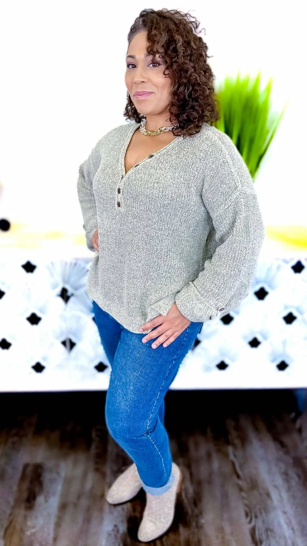 BiBi TOPS & TUNICS Nude Renewed Love Sweater