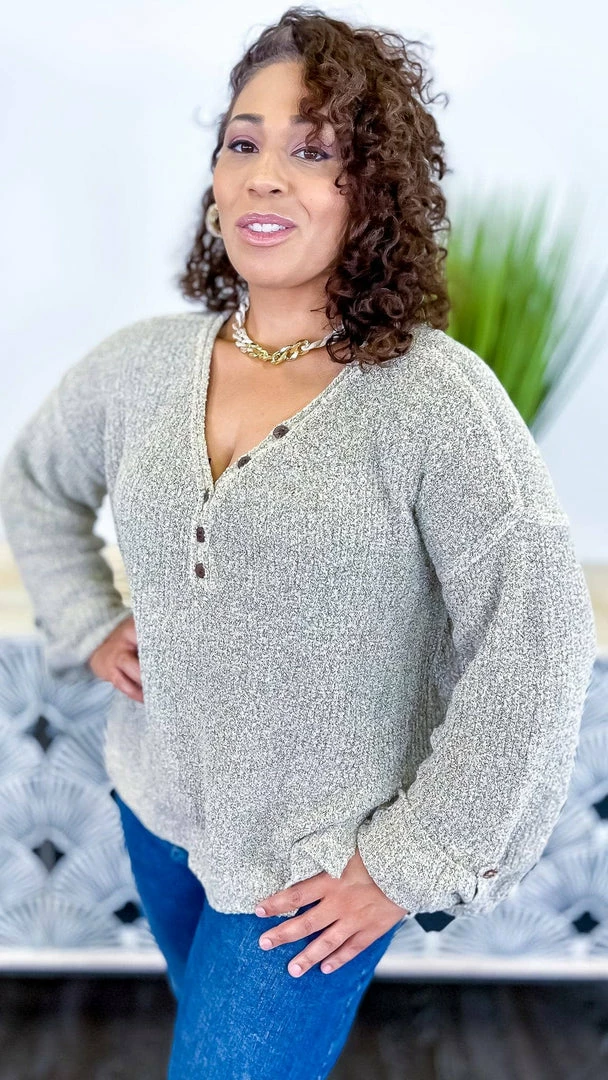 BiBi TOPS & TUNICS Nude Renewed Love Sweater