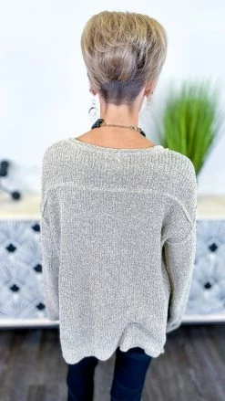 BiBi TOPS & TUNICS Nude Renewed Love Sweater