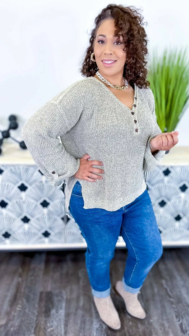 BiBi TOPS & TUNICS Nude Renewed Love Sweater
