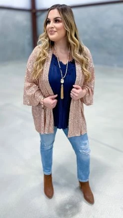 The ZigZag Stripe Nude Statement Maker Cardigan OUTERWEAR