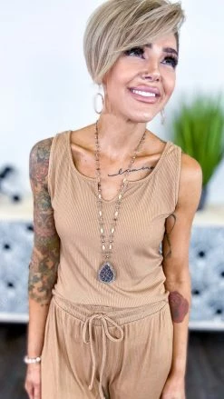 The ZigZag Stripe Nude Utmost Comfort Set MATCHING SETS