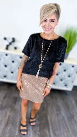 The ZigZag Stripe Nude Your Birthday Skirt BOTTOMS