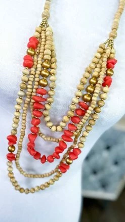 Bali Queen Orange Landyn Necklace