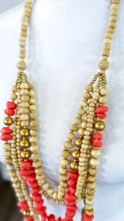 Bali Queen Orange Landyn Necklace