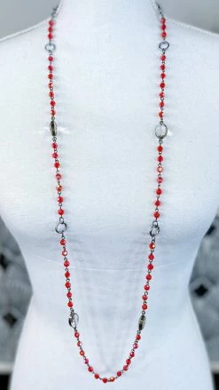 Lost & Found Orange Raelyn Necklace ACCESSORIES