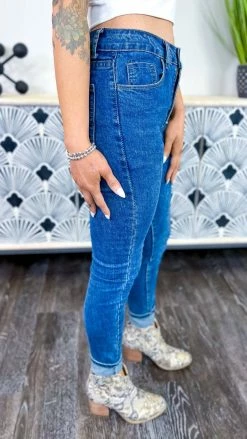 The ZigZag Stripe Original Skinny Jeans BOTTOMS