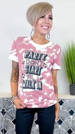 Southern Bliss Party Don't Start Tee GRAPHIC TEES