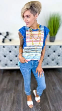 Sugarfox TOPS & TUNICS Patio Mojitos Top