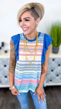 Sugarfox TOPS & TUNICS Patio Mojitos Top