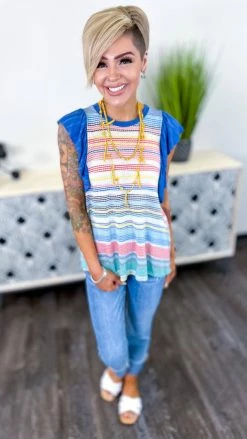 Sugarfox TOPS & TUNICS Patio Mojitos Top