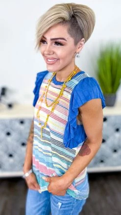 Sugarfox TOPS & TUNICS Patio Mojitos Top