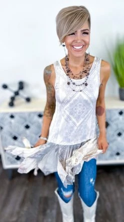 Origami Patterned Looks Like Fun Tank