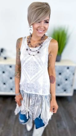 Origami Patterned Looks Like Fun Tank