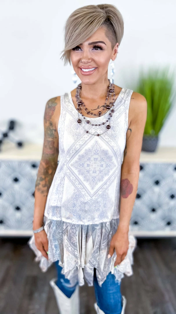 Origami Patterned Looks Like Fun Tank