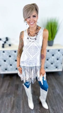 Origami Patterned Looks Like Fun Tank