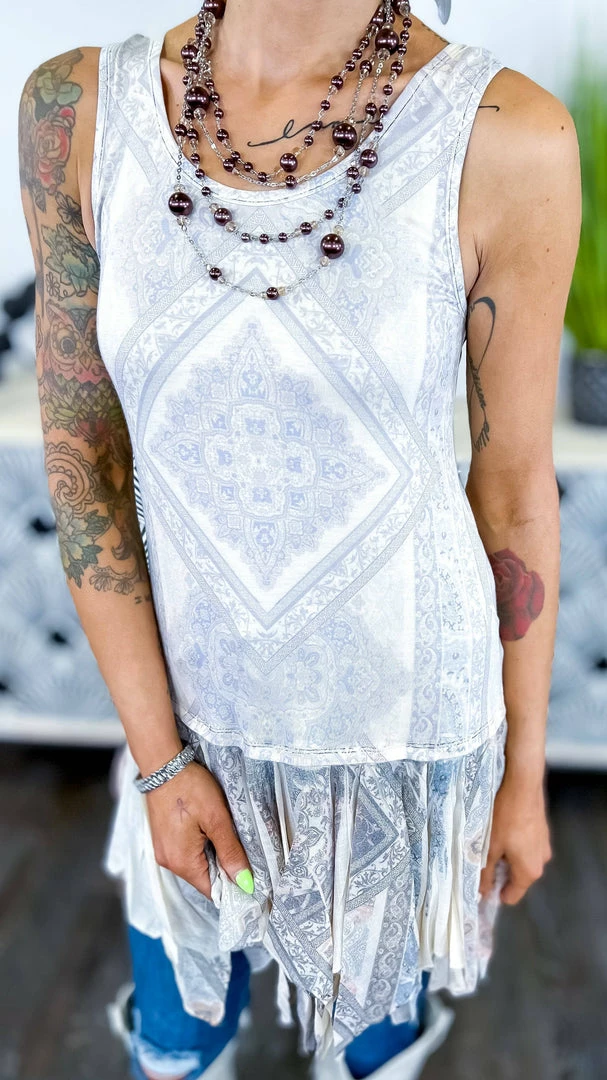 Origami Patterned Looks Like Fun Tank