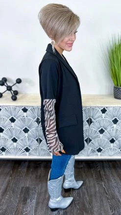 The ZigZag Stripe Penthouse Blazer