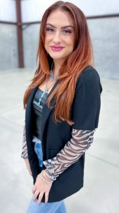 The ZigZag Stripe Penthouse Blazer