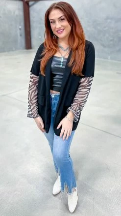 The ZigZag Stripe Penthouse Blazer