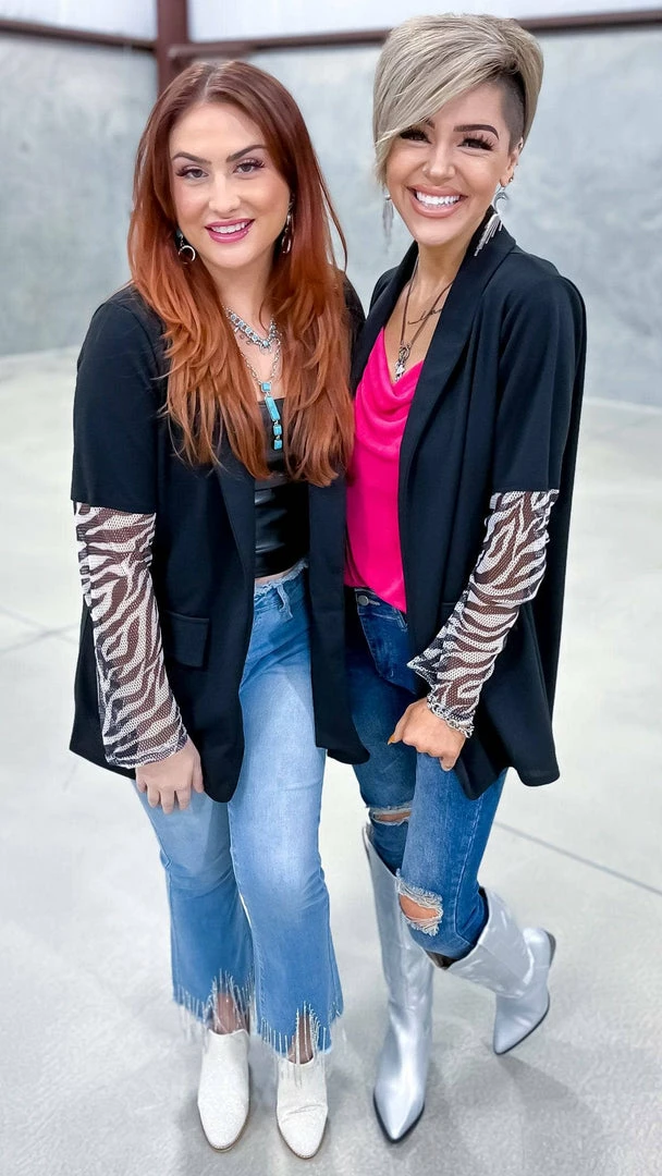 The ZigZag Stripe Penthouse Blazer