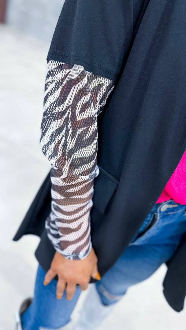 The ZigZag Stripe Penthouse Blazer