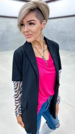 The ZigZag Stripe Penthouse Blazer