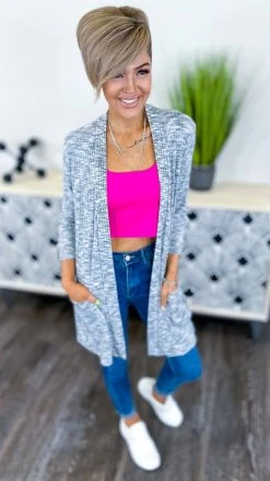 The ZigZag Stripe Perfect Companion Cardigan OUTERWEAR