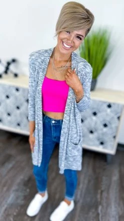 The ZigZag Stripe Perfect Companion Cardigan OUTERWEAR