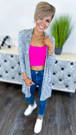 The ZigZag Stripe Perfect Companion Cardigan OUTERWEAR