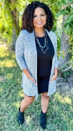 The ZigZag Stripe Perfect Companion Cardigan OUTERWEAR