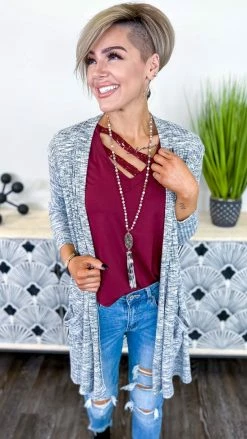 The ZigZag Stripe Perfect Companion Cardigan OUTERWEAR