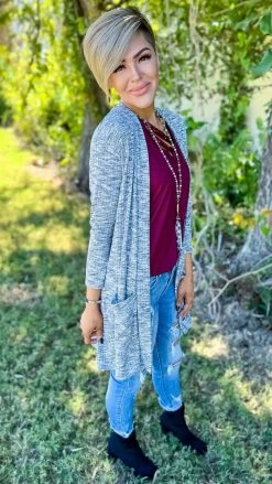 The ZigZag Stripe Perfect Companion Cardigan OUTERWEAR