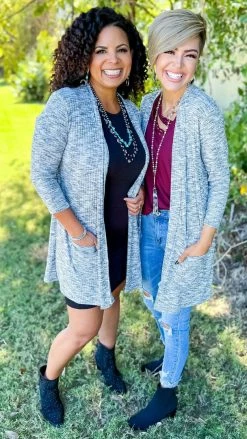 The ZigZag Stripe Perfect Companion Cardigan OUTERWEAR