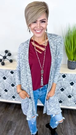 The ZigZag Stripe Perfect Companion Cardigan OUTERWEAR