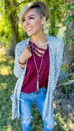 The ZigZag Stripe Perfect Companion Cardigan OUTERWEAR