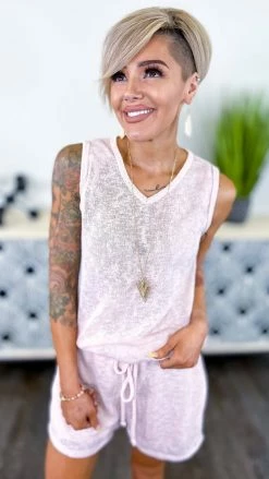 The ZigZag Stripe Pink Airy Ease Set