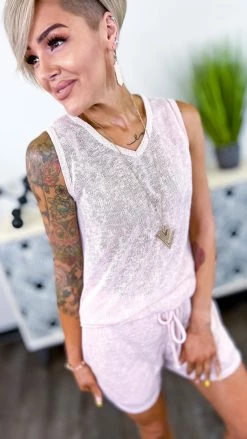 The ZigZag Stripe Pink Airy Ease Set