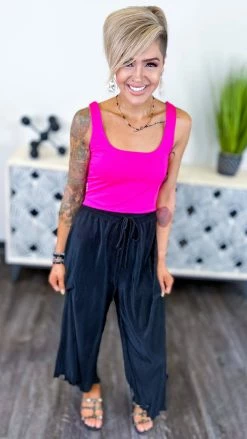 The ZigZag Stripe Bramis Pink Crop Brami