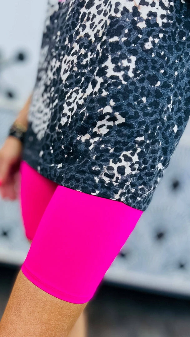 The ZigZag Stripe Pink Cardio Cutie Shorts