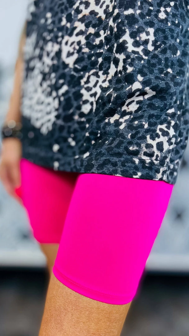 The ZigZag Stripe Pink Cardio Cutie Shorts